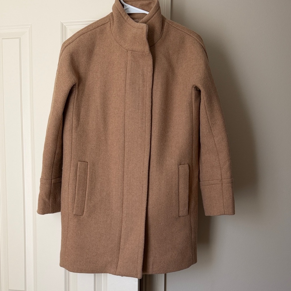 J. Crew Classic Camel Coat